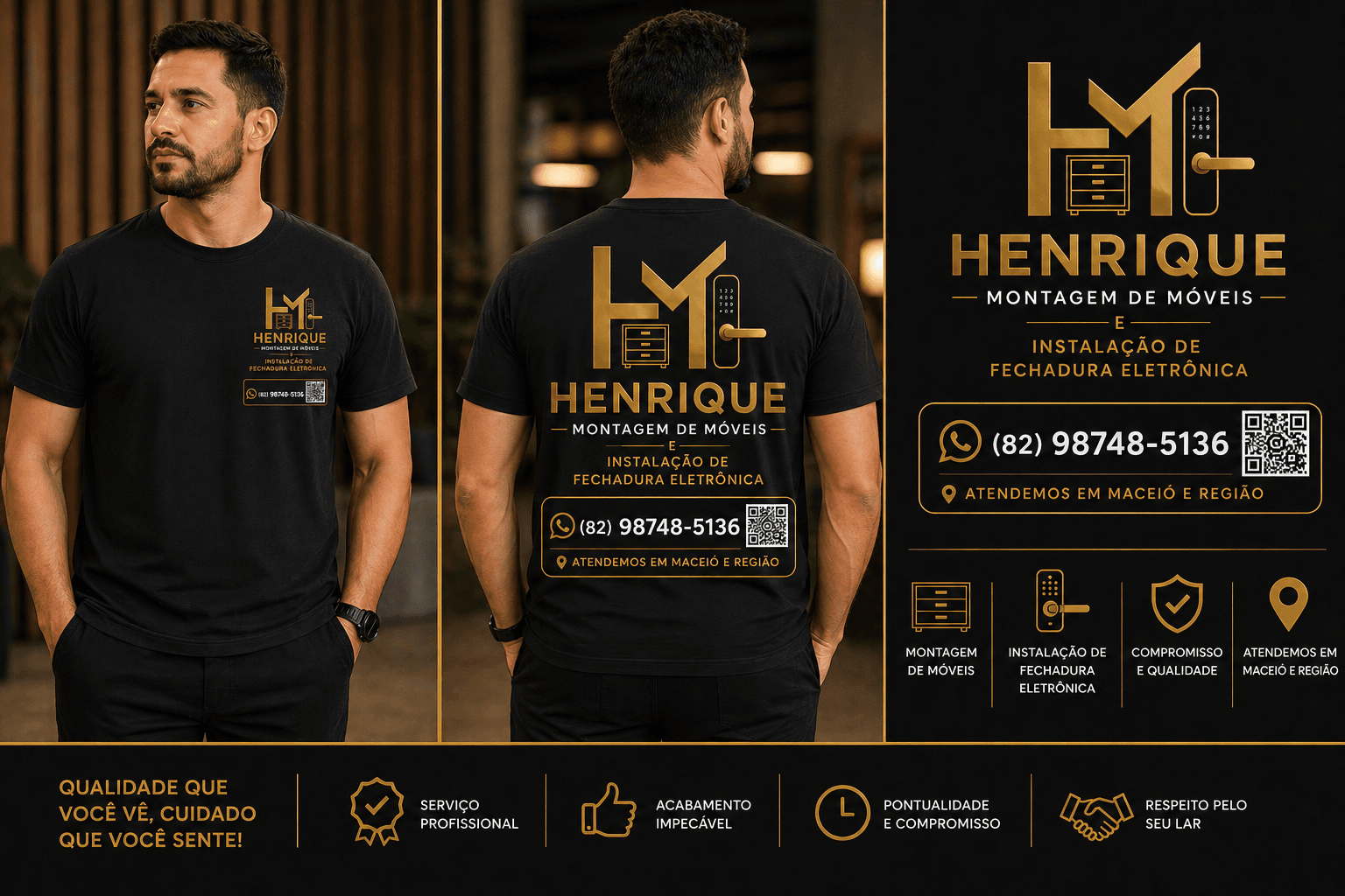 Montador de móveis Claudio Henrique em Maceió — foto de capa