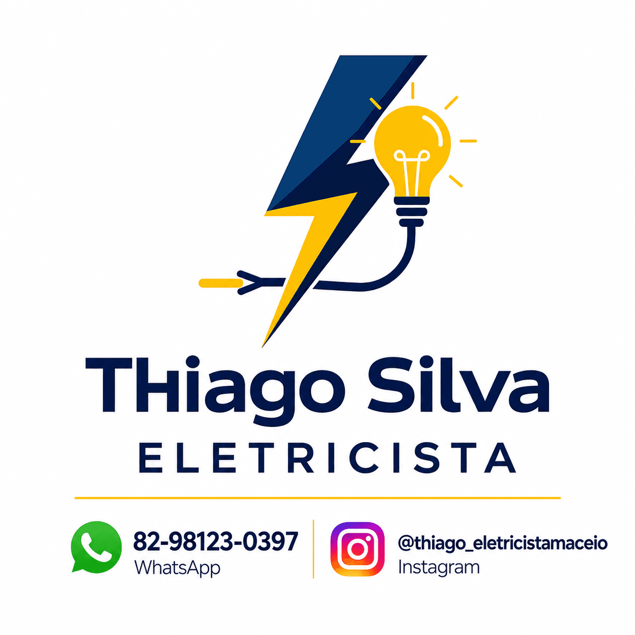Eletricista Thiago Silva em Maceió — foto de capa