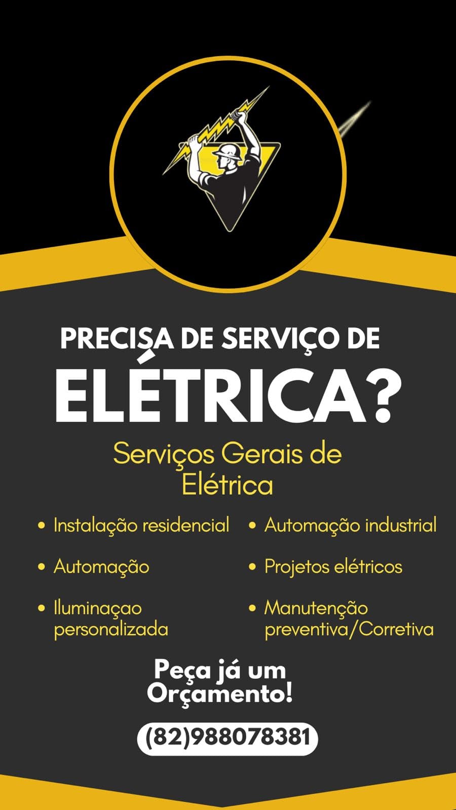 Eletricista GEORGE MELO em Maceió — foto de capa